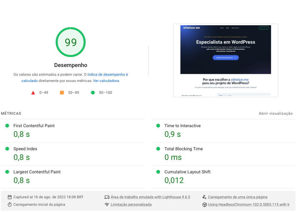 Core Web Vitals X Alta velocidade de carregamento para o seu WordPress -  Wolf WP